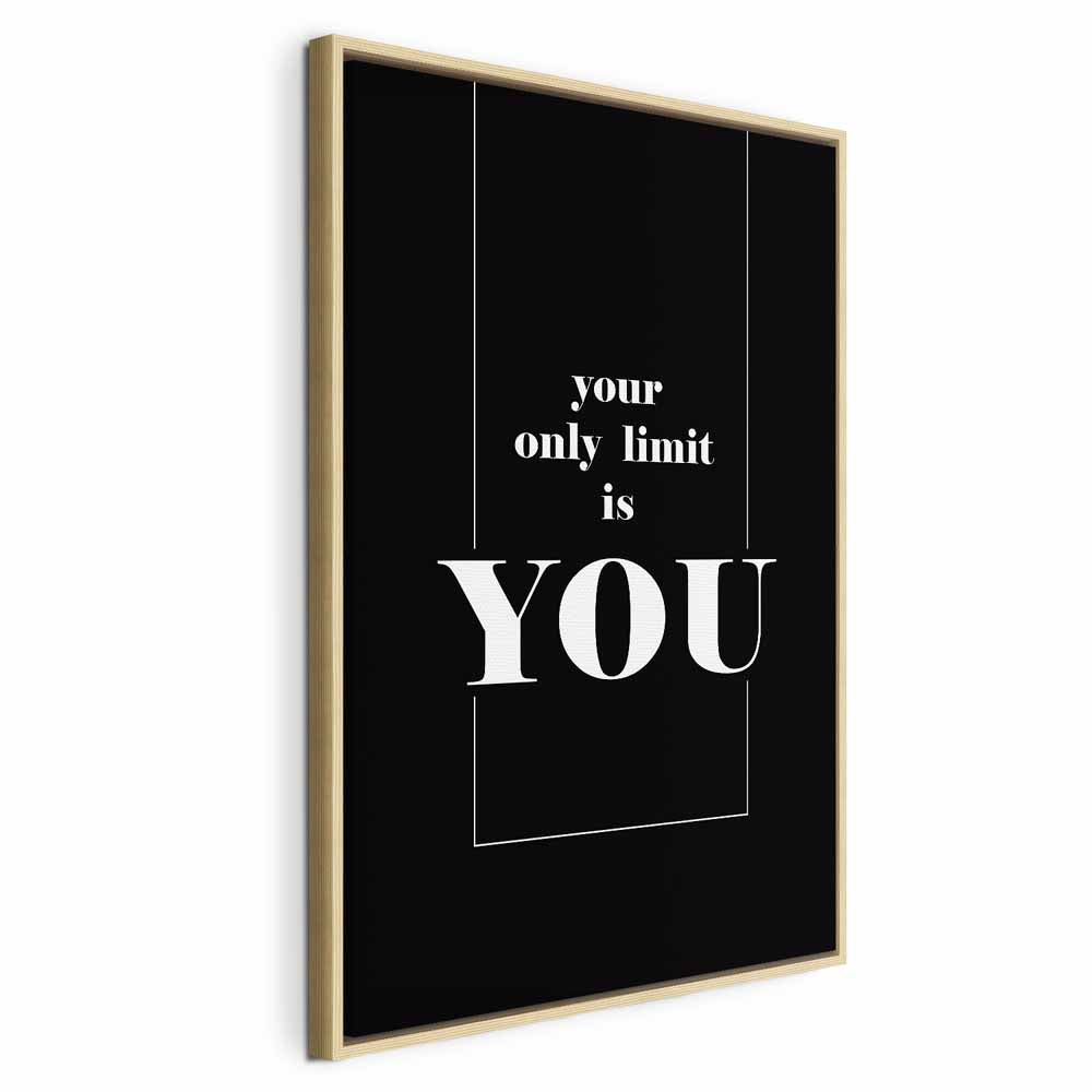 Key to Success Typography Canvas Print