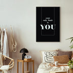 Key to Success Typography Canvas Print