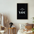 Key to Success Typography Canvas Print