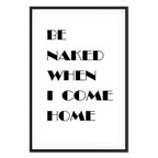 Homecoming Quote Black and White Canvas Print