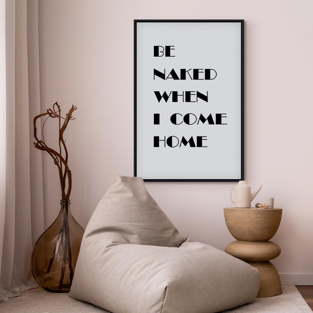 Homecoming Quote Black and White Canvas Print