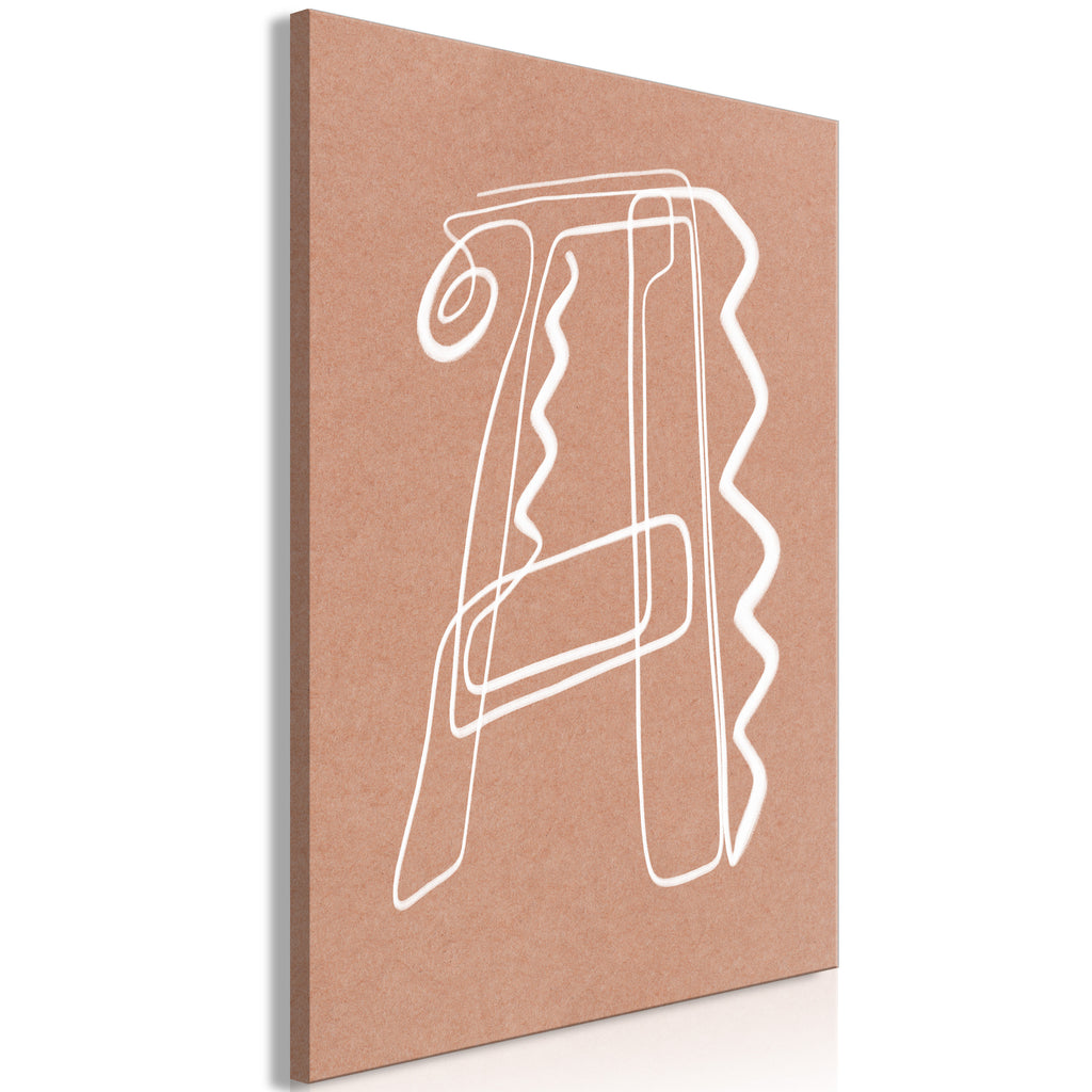 Canvas Print Vertical - Stylish A (1 Part)