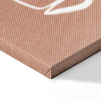 Stylish Letter A Text Canvas Print