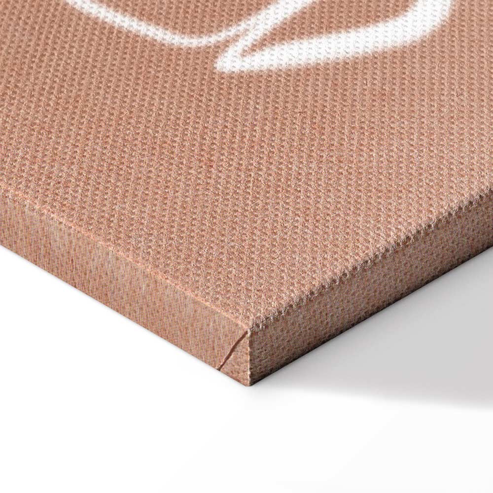 Stylish Letter A Text Canvas Print