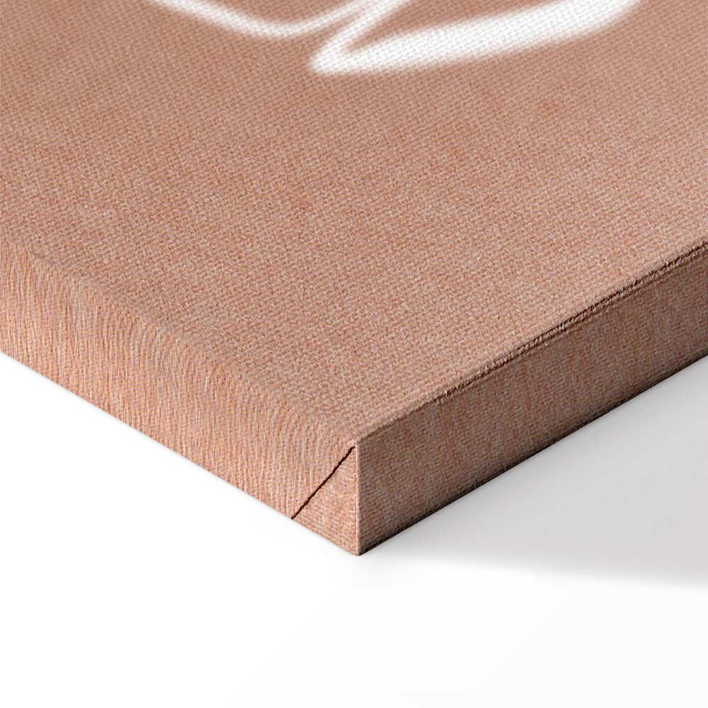 Stylish Letter A Text Canvas Print