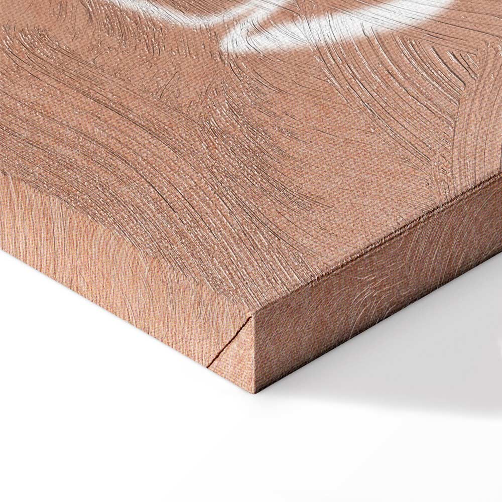 Stylish Letter A Text Canvas Print