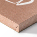 Stylish Letter A Text Canvas Print