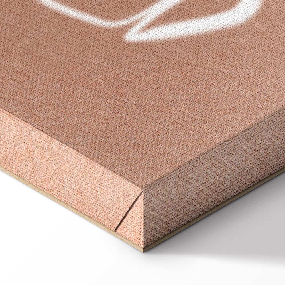 Stylish Letter A Text Canvas Print