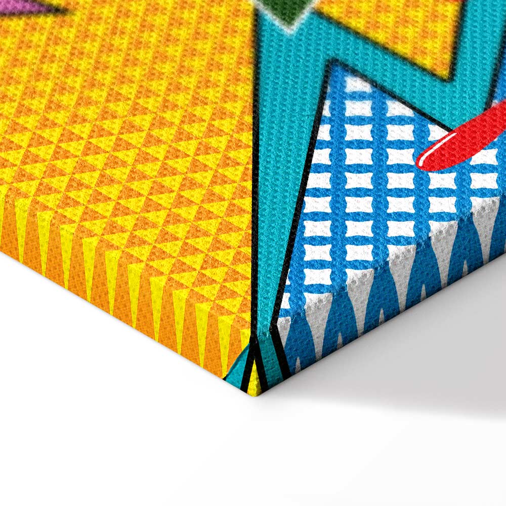 Colorful Good Boys Quote Canvas Print