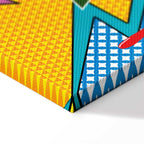 Colorful Good Boys Quote Canvas Print