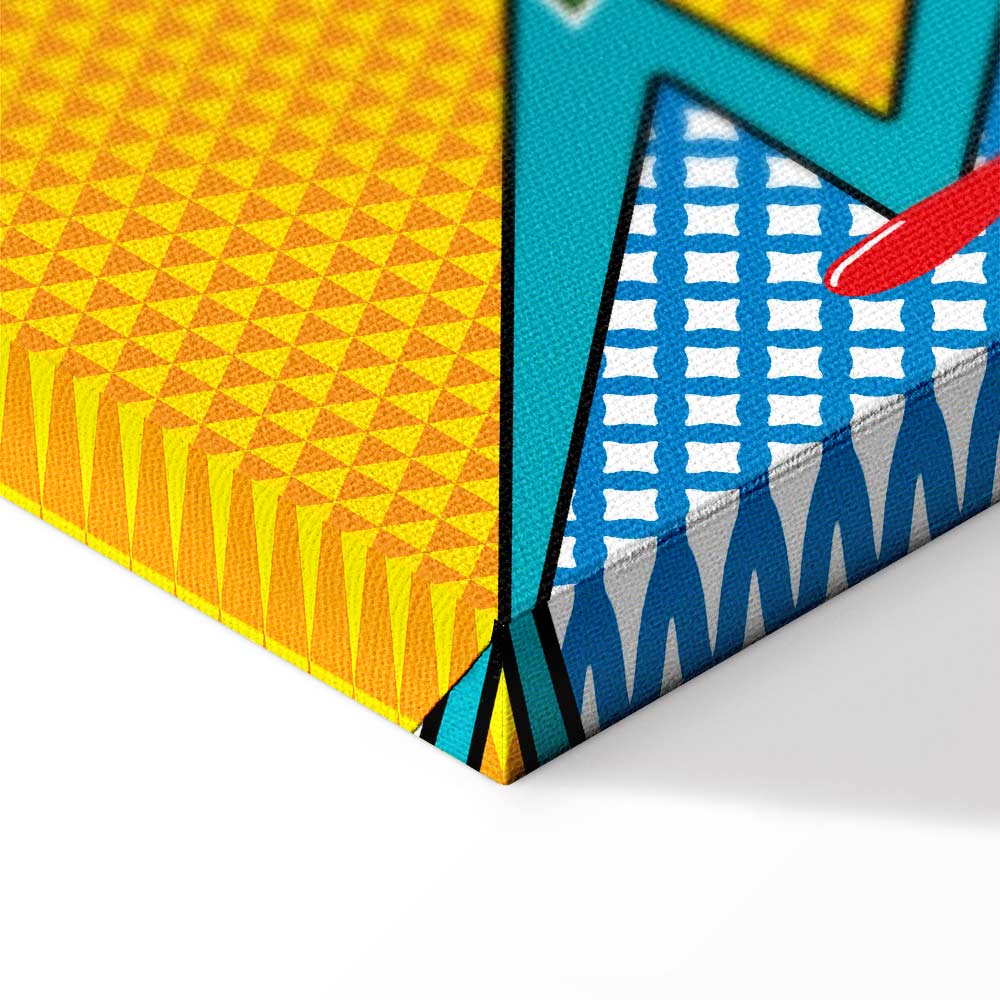 Colorful Good Boys Quote Canvas Print