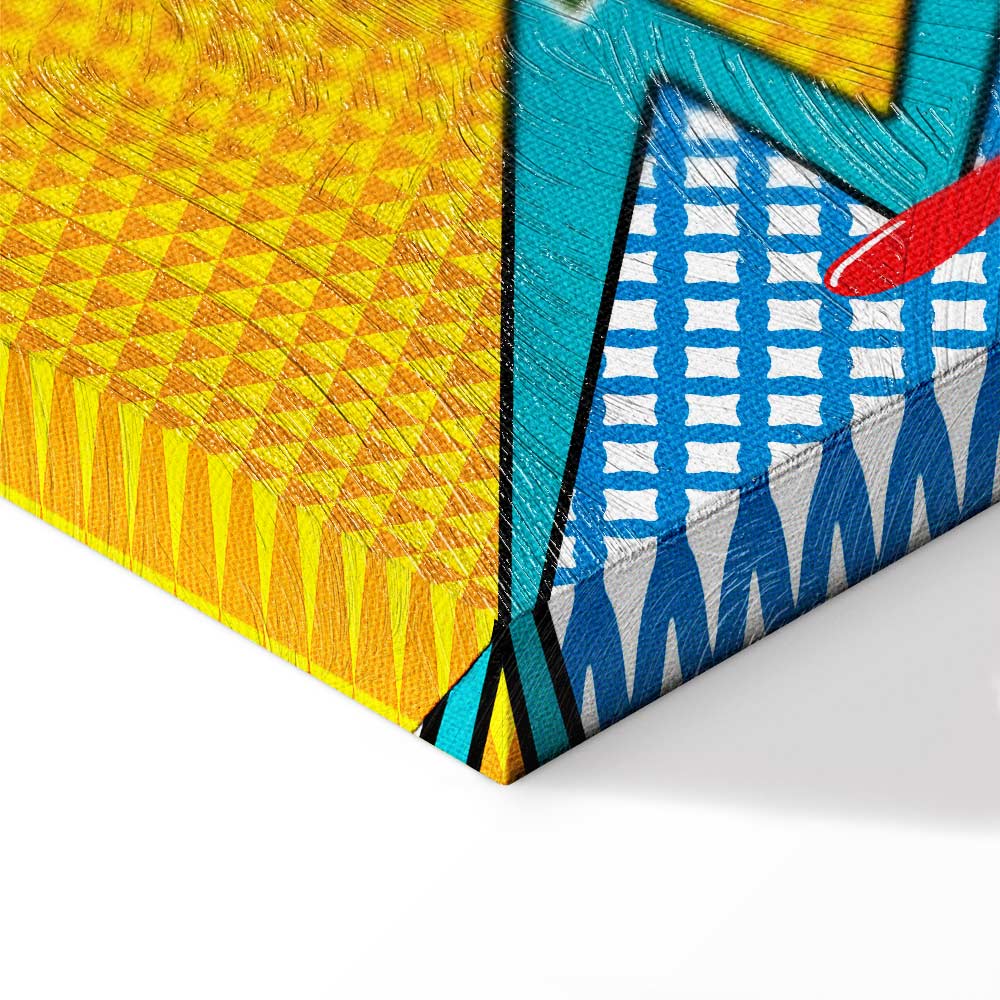 Colorful Good Boys Quote Canvas Print