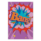 Comic Street Art Text Multicolor Canvas Print