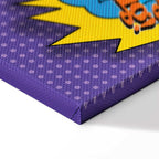 Kaboom Comic Pop Art Canvas Print
