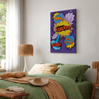 Kaboom Comic Pop Art Canvas Print