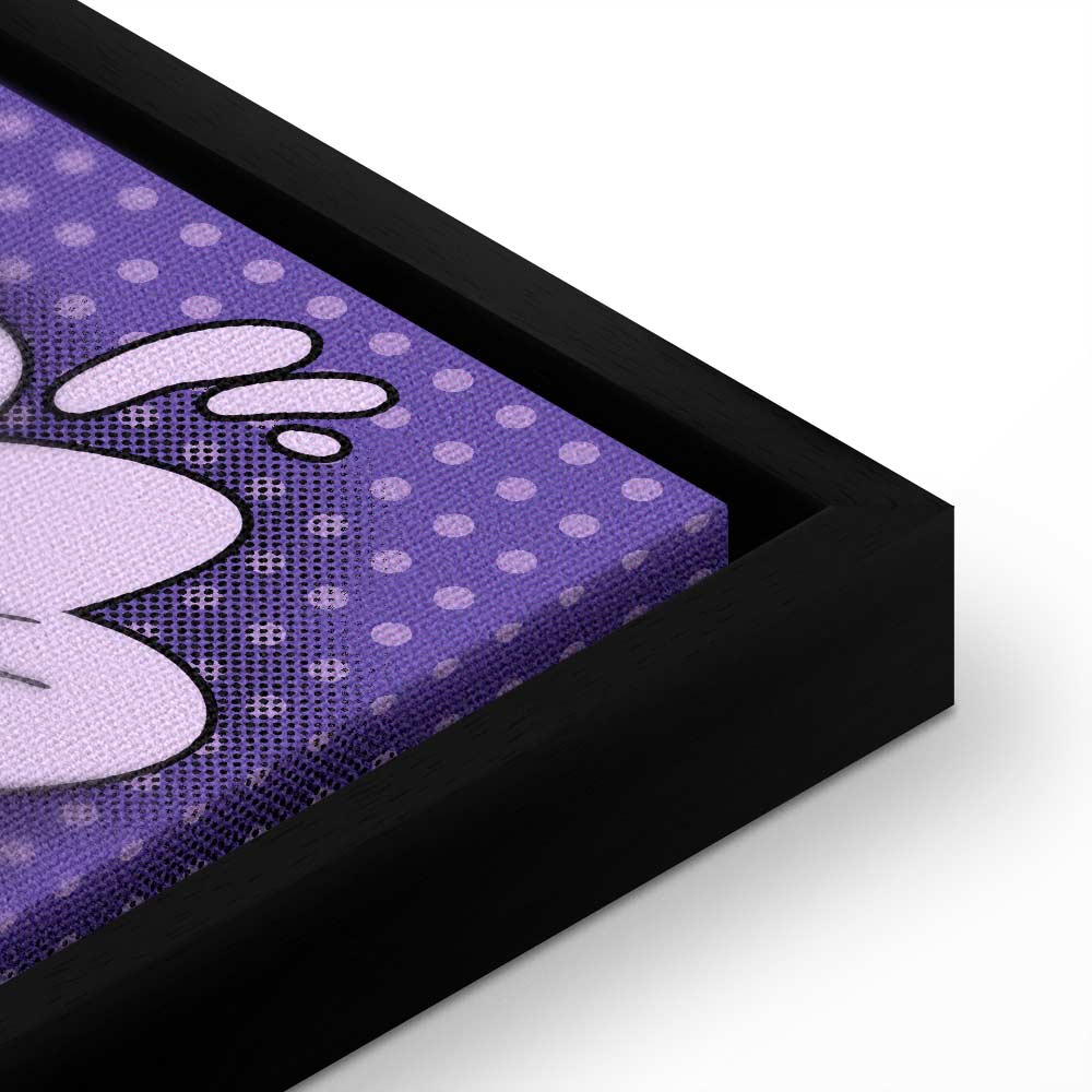 Kaboom Comic Pop Art Canvas Print