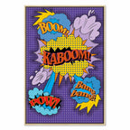 Kaboom Comic Pop Art Canvas Print