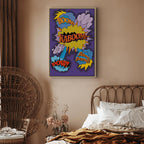 Kaboom Comic Pop Art Canvas Print