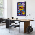 Kaboom Comic Pop Art Canvas Print