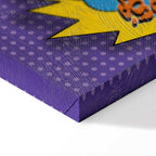 Kaboom Comic Pop Art Canvas Print