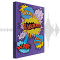 Kaboom Comic Pop Art Canvas Print