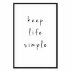 Motivational Quote Typography Canvas Print