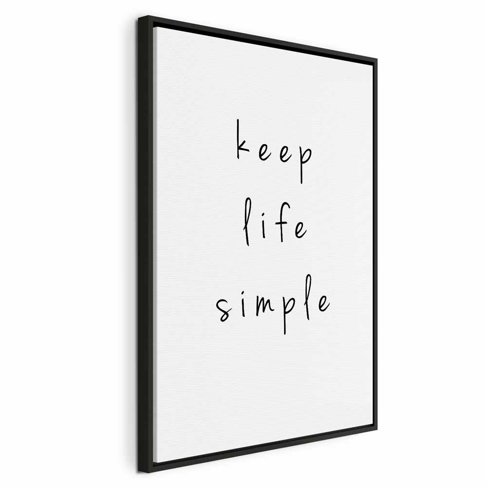 Motivational Quote Typography Canvas Print