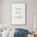 Motivational Quote Typography Canvas Print