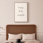 Motivational Quote Typography Canvas Print