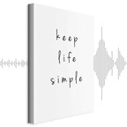 Motivational Quote Typography Canvas Print