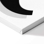 Decorative Letter Vertical Canvas Print