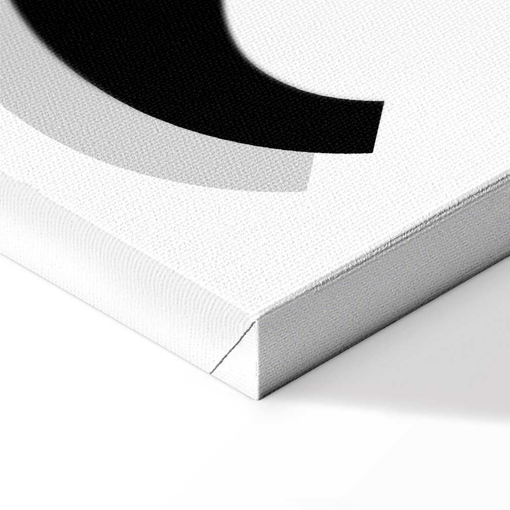 Decorative Letter Vertical Canvas Print