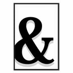 Decorative Letter Vertical Canvas Print