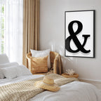 Decorative Letter Vertical Canvas Print