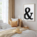Decorative Letter Vertical Canvas Print