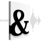 Decorative Letter Vertical Canvas Print