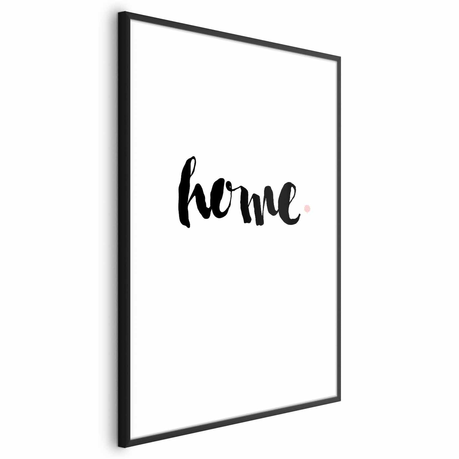 Home Typography Minimalist Poster