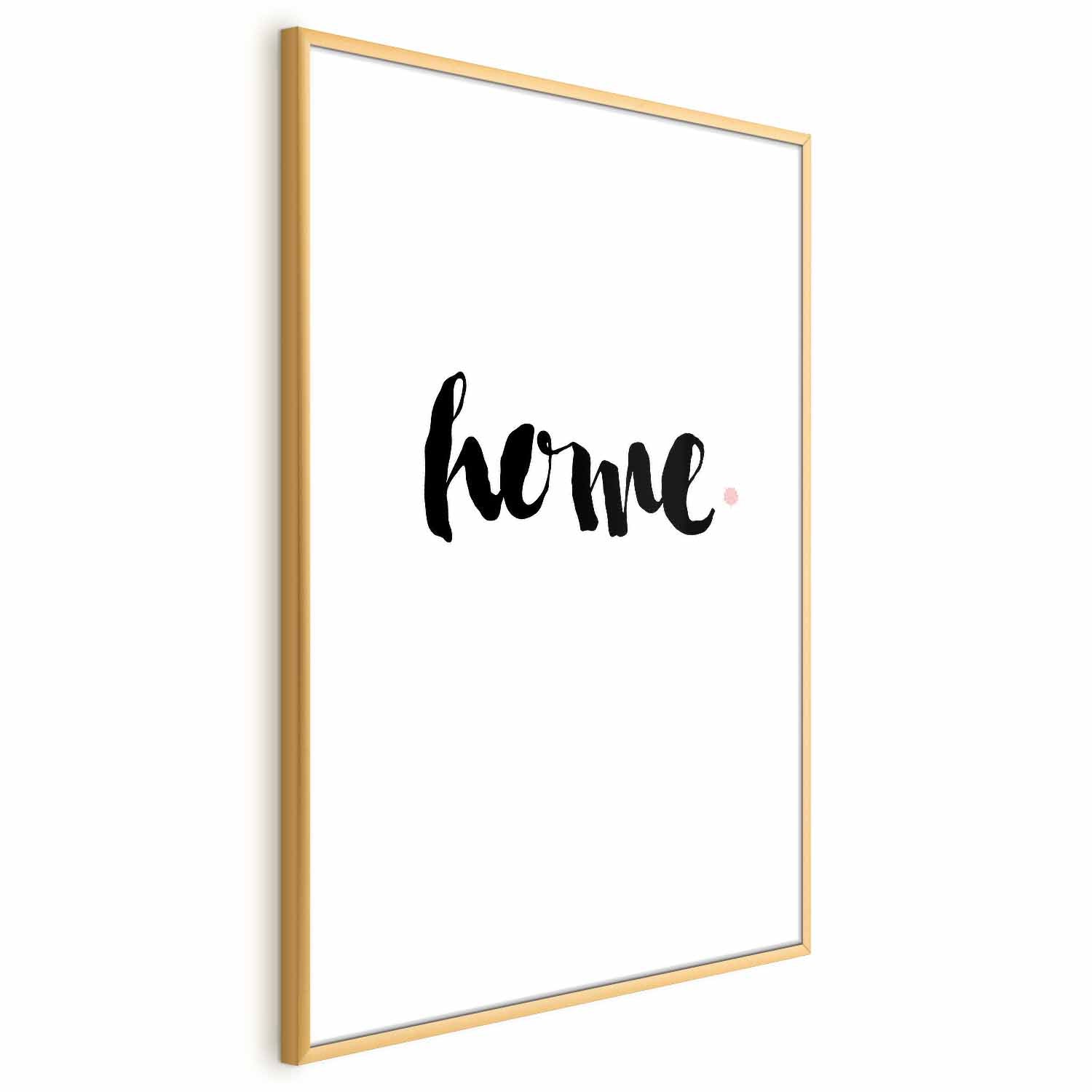 Home Typography Minimalist Poster