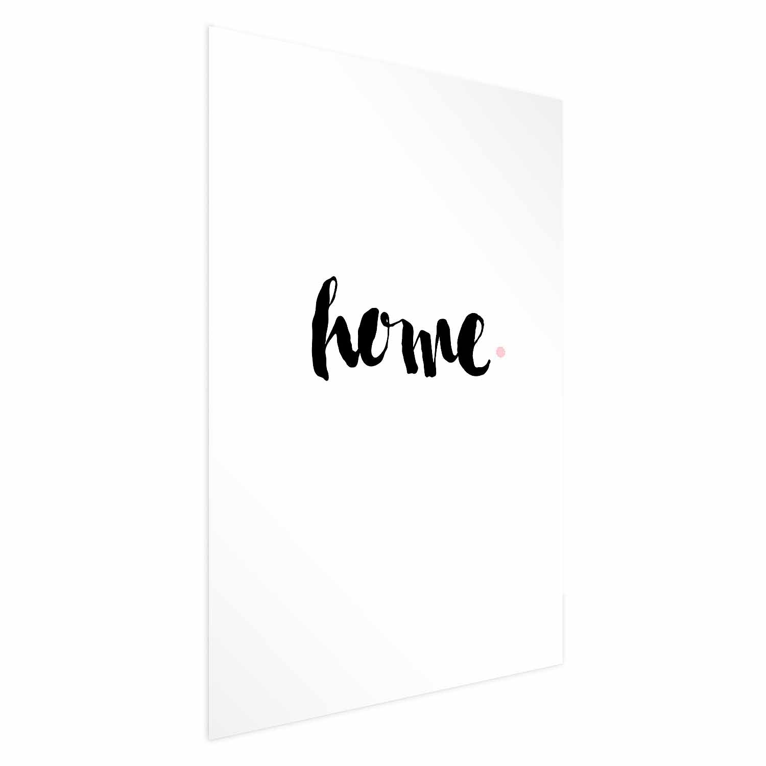 Home Typography Minimalist Poster