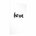 Home Typography Minimalist Poster