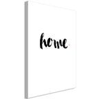 Canvas Print Vertical - Home and Dot