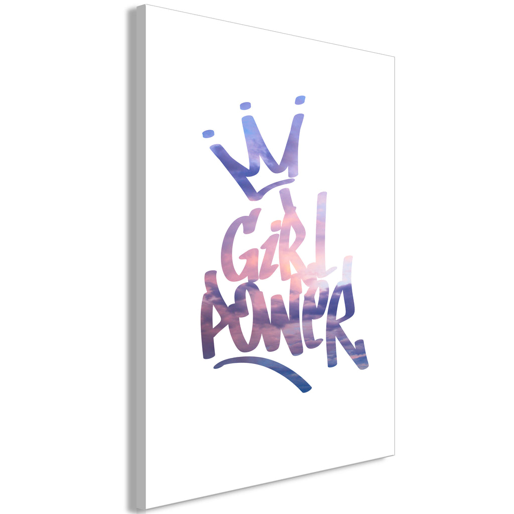 Canvas Print Vertical - Girl Power (1 Part)