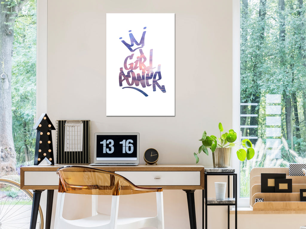 Canvas Print Vertical - Girl Power (1 Part)