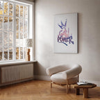 Girl Power Typography Vertical Canvas Print