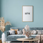Simple Love Text Poster
