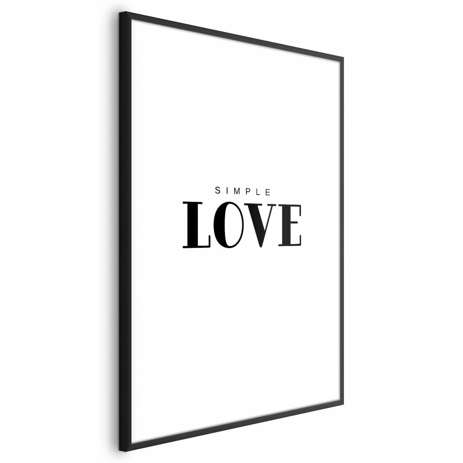 Simple Love Text Poster