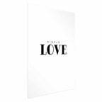 Simple Love Text Poster