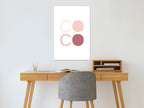 Canvas Print Pink Coco Vertical 1 Part