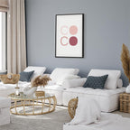 Pink Coco Text Contemporary Canvas Print