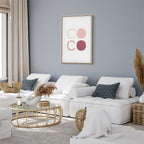 Pink Coco Text Contemporary Canvas Print